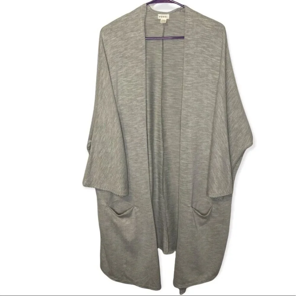 Donni Cover up grey sweater with pockets Womens OS